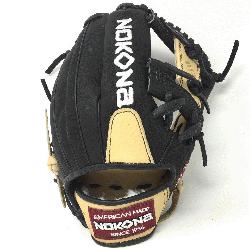 American Bison and Super soft Steerhide leather combined in black and c