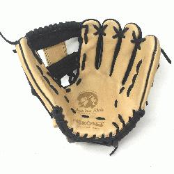 Glove made of American Bison and Supersoft Steerhide leather comb