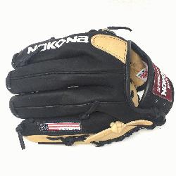 Glove made of American Bison and Supersoft Steerhide leather combi