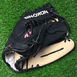 t black alpha American Bison S-7MTB Baseball Glove 12.75 Trap Web.