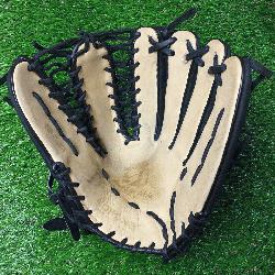 t black alpha American Bison S-7MTB Baseball Glove 12.75 Trap Web.