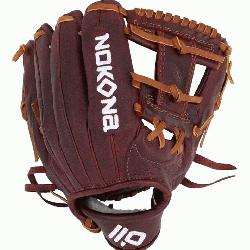 n. I-Web with Open Back. Infield Pattern Kangaroo Leather Shell - Combines Superior Durabil