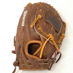 merican Made Baseball Glove with Classic Walnut Steer Hide. 11 inch pattern and clos