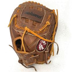ade Baseball Glove with Classic Walnut Steer Hide. 11 inch pattern and closed back wi