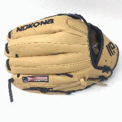 .75 Outfield Pattern H-Web Palm Leather American Bison