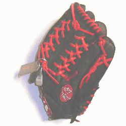 ona professional steerhide baseball glove with red laces modified trap web an