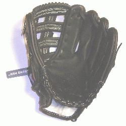 l steerhide Baseball Glove with H web and conventional open back.