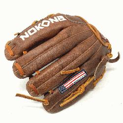        The Nokona 11.5 I Web baseball glove for infield is a