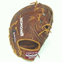 Nokona Walnut W-N70 12.5 inch First Base Glove is inspired by N