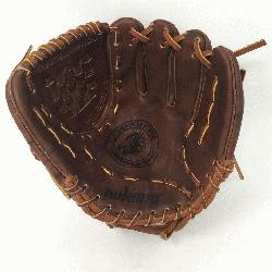 nbsp; Nokona Classic Walnut Youth Baseball Glove. 10.5 inch with closed basket web. Open Back. Red