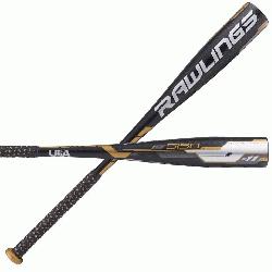 -performance metal Baseball bat delivers exceptional pop and balance Engineered with 