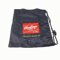 The Rawlings Cloth Glove Bag with Rawlings logo an