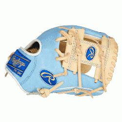 old Glove Club glove of the month for March 2021. Camel palm and columbia blue 