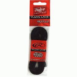 Lace Black  Genuine American rawhide baseball glove replacement lace.