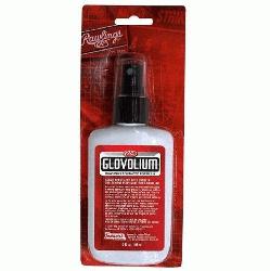 ium glove oil is available in a 4oz spray. Many ball players prefer the con