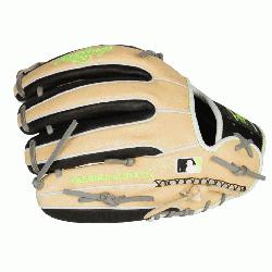 Glove Club glove of the month 11.75 inch black and camel Heart of the Hide.   