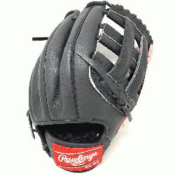 e Rawlings PRO1000HB Black Horween Heart of the Hide Baseball