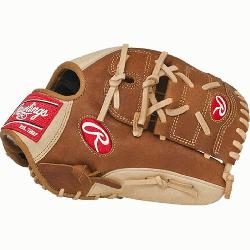 Rawlings Heart of the Hide baseball glove features a conventional back and the Two 