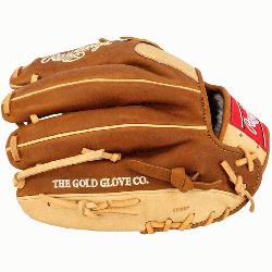  Heart of the Hide baseball glove features a conventional back and the Two Piece 