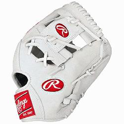 eart of the Hide White Baseball Glove 11.5 inch PRO202WW Right-Handed-Throw  Infused