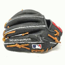 wlings Dark Shadow Black Heart of the Hide Leather and Tan Laces 11.5 Pro200 Baseball Glove wit