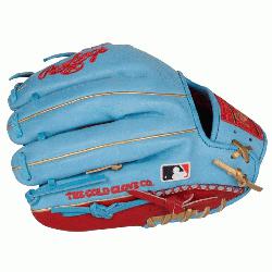 Add some color to your game with the Rawlings 11.5 inch Heart of the Hide ColorSync 6 infield glo