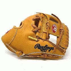 pan Tan Leather 11.5 Inch I Web Oval Rawlings R Wrist Logo Rawlings thumb embroid