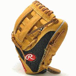 ted from Rawlings world-renowned Tan Heart of the Hide steer leather and pro deco