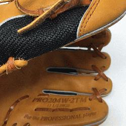 the Hide Wingtip Back and Mesh Back combo. 11.5 inches and I Web Infield Glove. Right Hand Th