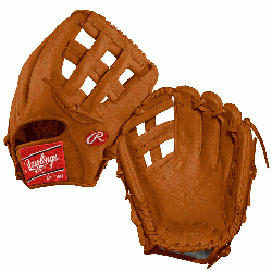 he Rawlings Heart of the Hide PRO205-6 classic tan colorway glove in the 200 pattern is a