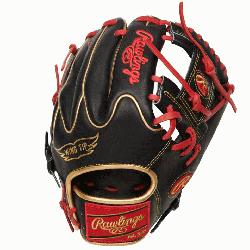 e Rawlings Heart of the Hide 11.75-inch infield glove adds a touch of sty