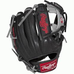  Hide baseball glove from Rawlings features a conventional back and the Modifi