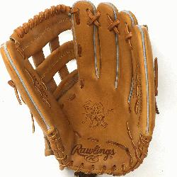 make up of the Heart of the Hide PRO303 Outfield Baseball Glove in Horween leather. Stiff and n