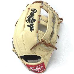  of the Hide PRO-303 pattern outfield baseball glove with camel leather and ta