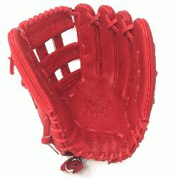 of the Hide PRO303 Baseball Glove. 12.75 Inches H Web and open back. Red Heart of the Hide leath