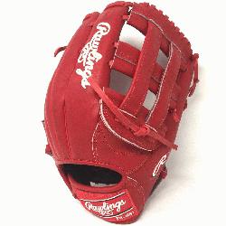 art of the Hide PRO303 Baseball Glove. 12.75 Inches H Web and open back. Red Heart of the Hid