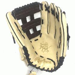 lings Heart of the Hide 12.75 inch baseball glove. H Web. Open Back. Camel with chocol