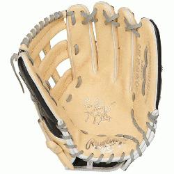 f the Hide 12.75” baseball glove features a the PRO H