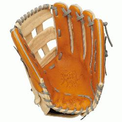 crafted from ultra-premium steer-hide leather the 2021 Heart of the Hide 12.75-inch outfiel