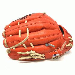 gloves.com Exclusive in Rawlings Heart of the Hide Red-Orange leather. 42 pattern 