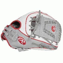 he Heart of the Hide fastpitch softball gloves from Rawlings provi