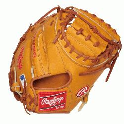 e Rawlings PROCM33T Heart of the Hide 33-inch catchers mitt is made from u