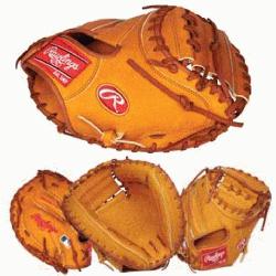 e Rawlings PROCM33T Heart of the Hide 33-inch catchers mitt is made from ultra-premium steer-h