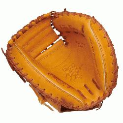 e Rawlings PROCM33T Heart of the Hide 33-inch catchers mitt is made