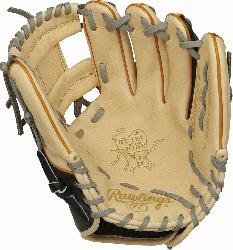 e top of the line ultra-premium steer hide leather the Rawlings Heart of the Hide 11. 5-inch i