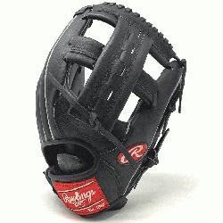 nbsp;  12.25 Inch Black Horween Leather Rawlings Ballgloves.com Exclusive Grey Split Welting RV