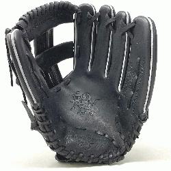 Black Horween Leather Rawlings Ballgloves.com Exclu