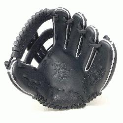 Inch Black Horween Leather Rawlings Ballgloves.com Exclusive Grey Split Welting RV23 Pattern