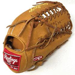 ssic remake of the Horween leather 12.75 inch outfield glove with trap-eze web. No palm pad. 
