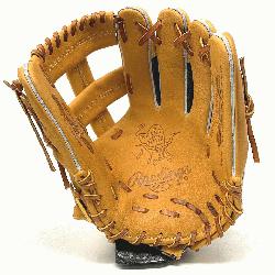 rom Rawlings world-renowned Heart of the Hide steer leather and mesh back. Lighter 